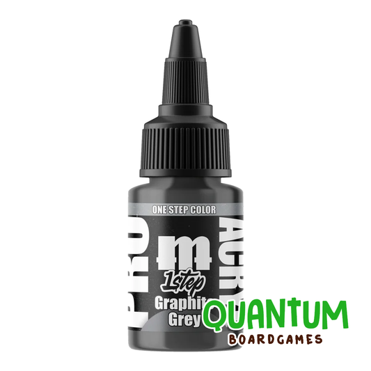 Pintura acrílica Pro Acryl 508 Graphite Grey para miniaturas y wargames de alta cobertura