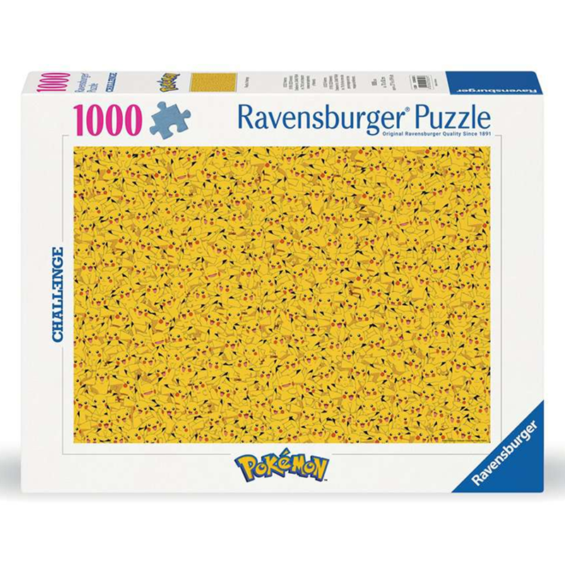 RAVENSBURGER ROMPECABEZAS PIKACHU CHALLENGE 1000 PIEZAS