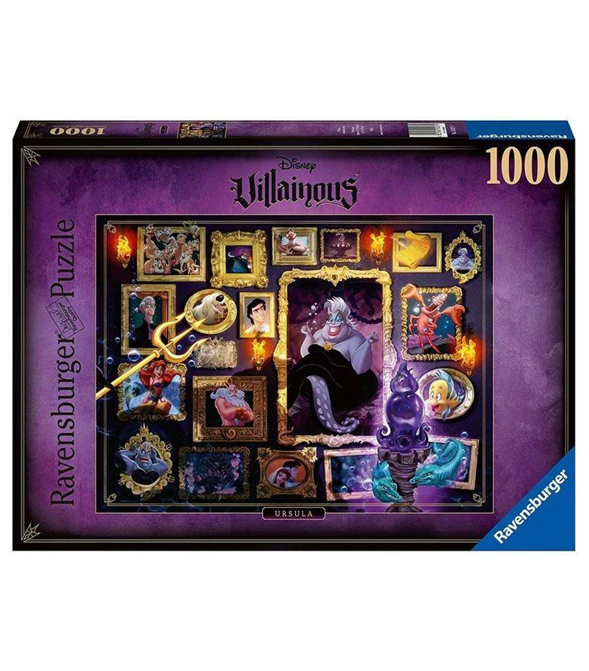 ROMPECABEZAS RAVENSBURGER VILLAINOUS URSULA 1000 PIEZAS
