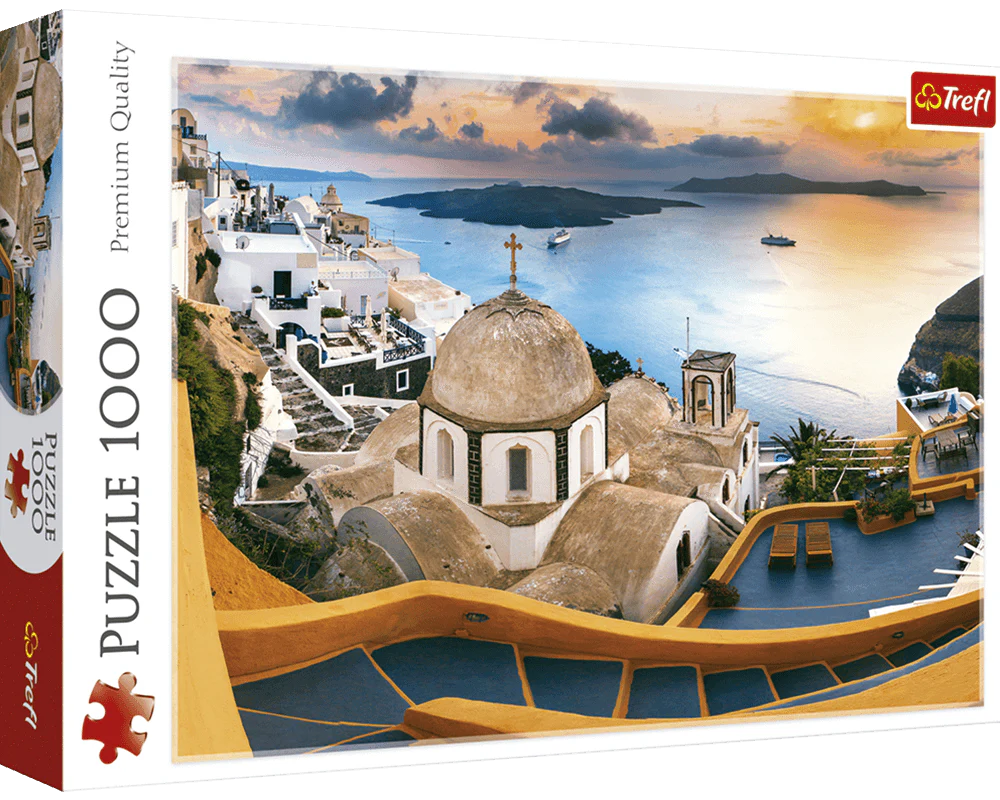 ROMPECABEZAS TREFL SANTORINI 1000 PIEZAS