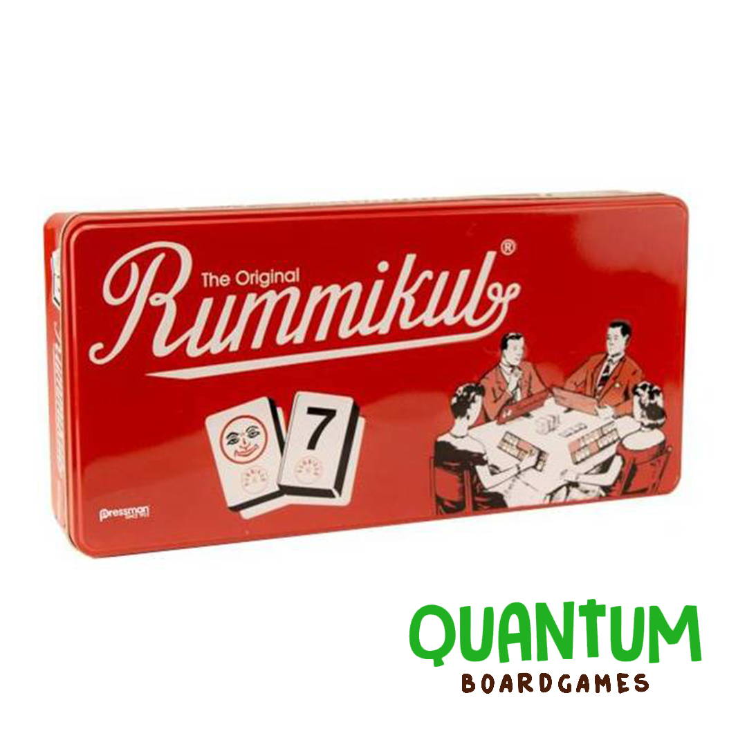 Rummikub Retro Tin caja metálica coleccionable juego de mesa clásico