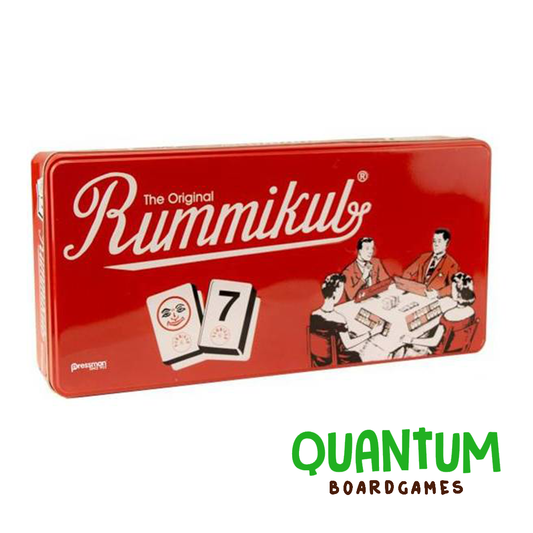 Rummikub Retro Tin caja metálica coleccionable juego de mesa clásico