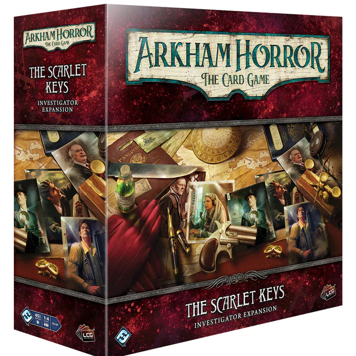 ARKHAM HORROR LCG REVISED THE SCARLET KEYS INVESTIGATOR EXPANSION