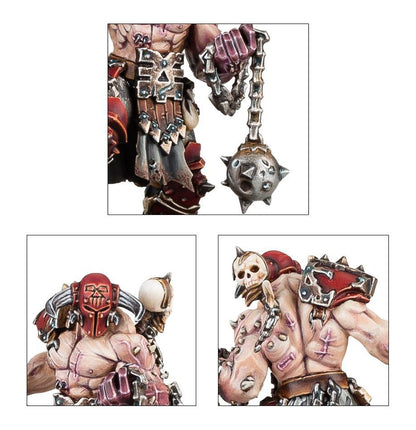BLADES OF KHORNE SLAUGHTERPRIEST WITH HACKBLADE AND WRATH-HAMMER WEB EXCLUSIVE