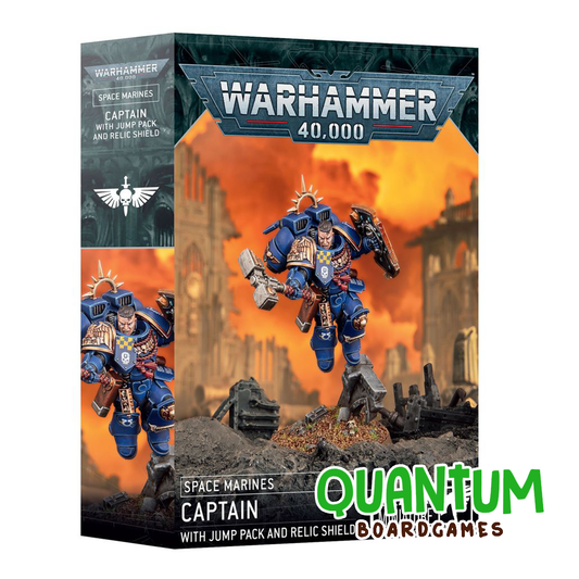 SPACE MARINES: CAPTAIN WITH JUMP PACK AND RELIC SHIELD