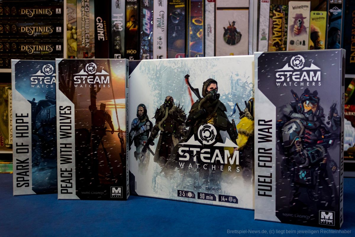 KS STEAMWATCHERS KICKSTARTER (4 ITEMS) Quantum Boardgames