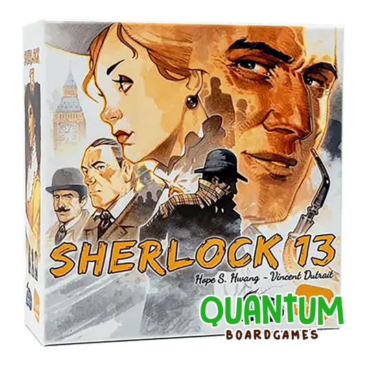 Sherlock 13 juego de deducción cartas inglés Arcane Wonders estrategia