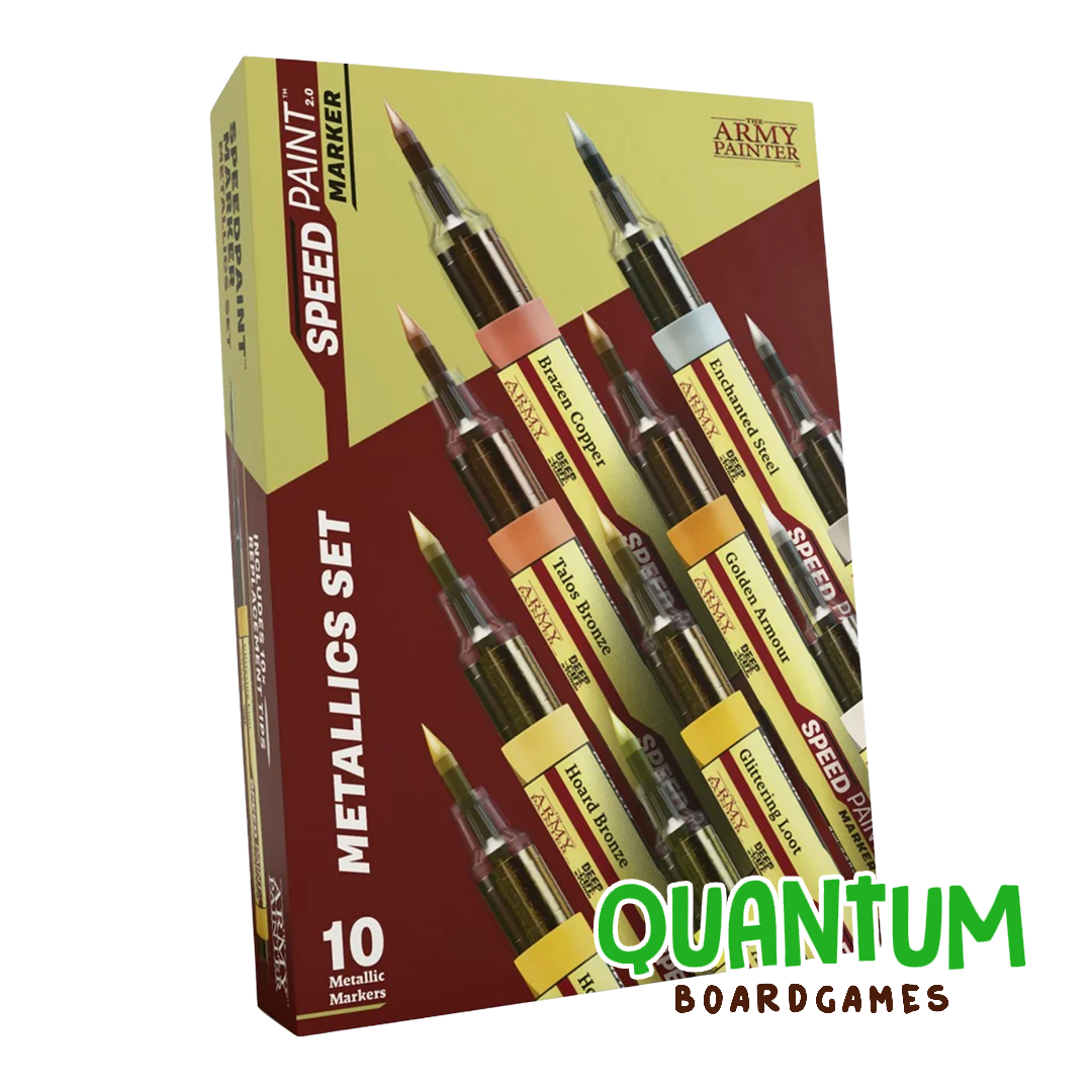Speedpaint Marker Metallics Set - 10 marcadores de pintura metálica para miniaturas y wargames