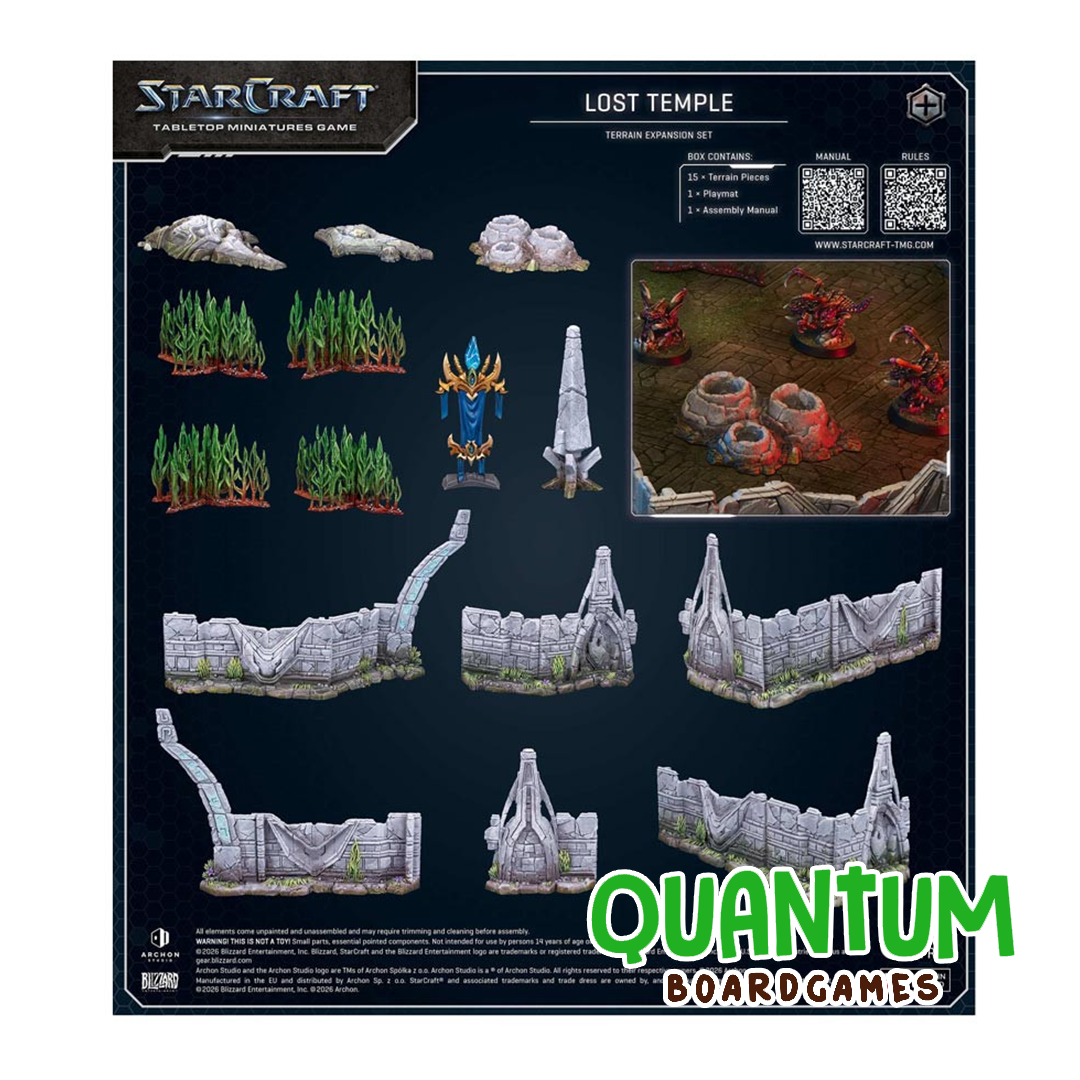 Expansión de escenografía Lost Temple para StarCraft Tabletop Miniature Game de Archon Studio