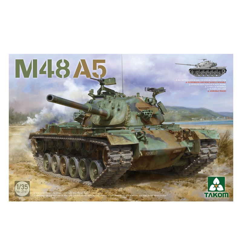 TAKOM 1/35 M48A5 MAIN BATTLE TANK