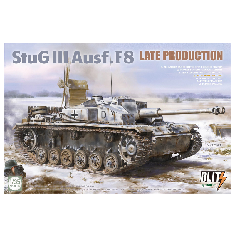 TAKOM 1/35 STUG III AUSF.F8 LATE PRODUTION