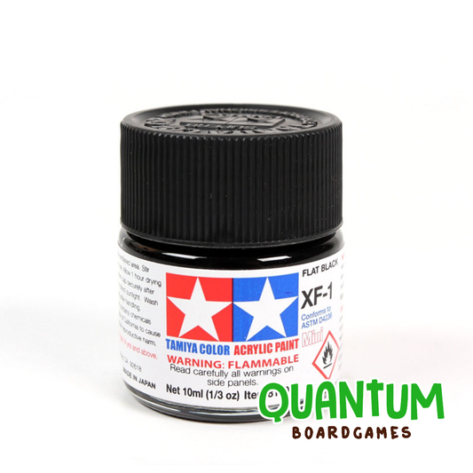 TAMIYA ACRYLIC MINI XF-1 FLAT BLACK