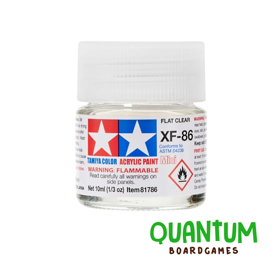 Tamiya: Acrylic Mini - XF-86 Flat Clear