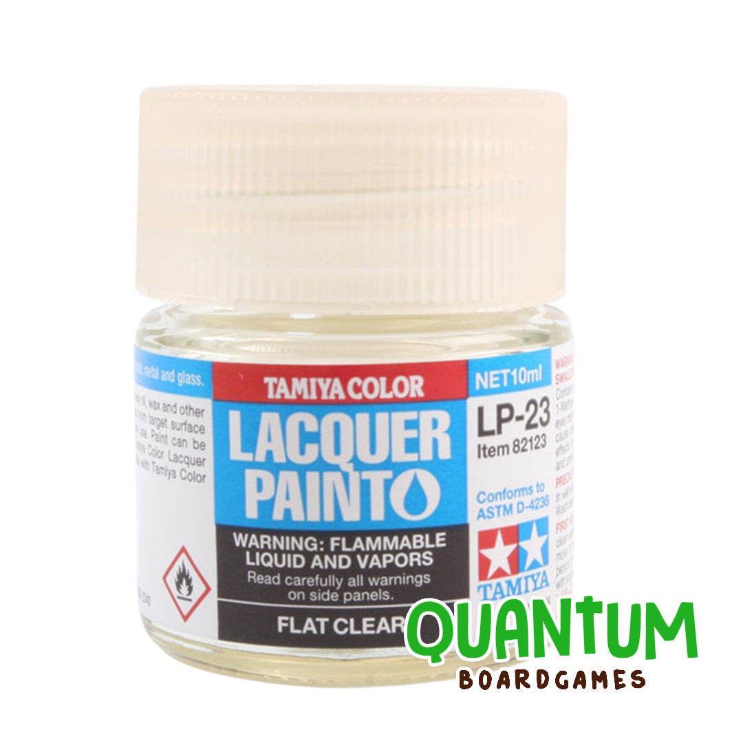 TAMIYA LACQUER LP-23 FLAT CLEAR