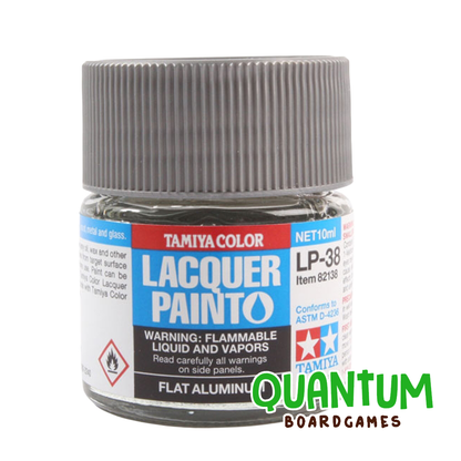 TAMIYA LACQUER LP-38 FLAT ALUMINUM