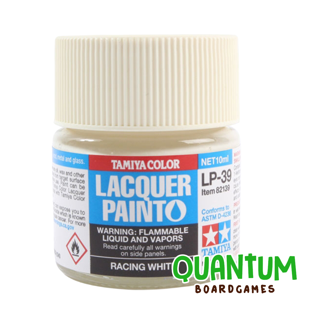 TAMIYA LACQUER LP-39 RACING WHITE 