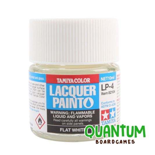 TAMIYA LACQUER LP-4 FLAT WHITE