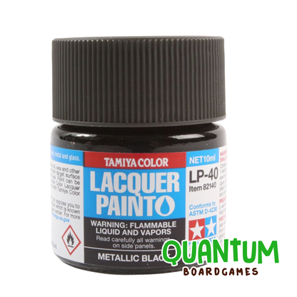 TAMIYA LACQUER LP-40 METALLIC BLACK