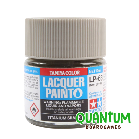 TAMIYA LACQUER LP-63 TITANIUM SILVER
