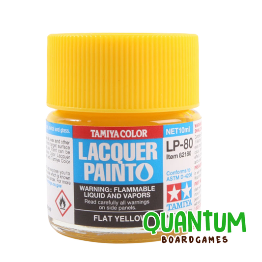 TAMIYA LACQUER LP-80 FLAT YELLOW