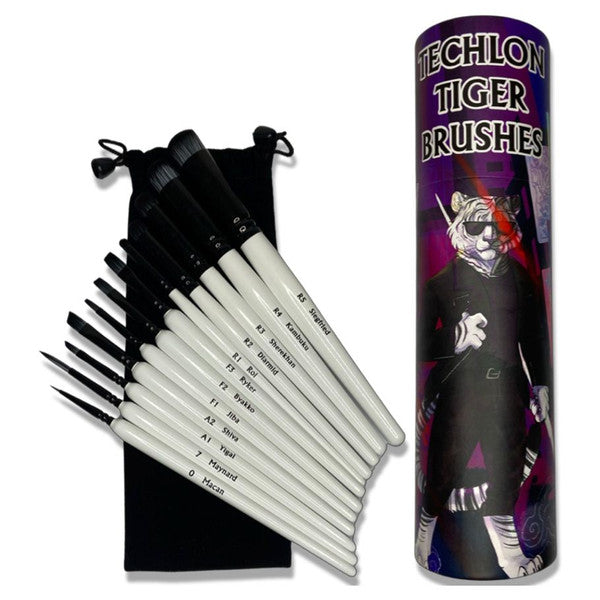 TECHLON TIGER DRYBRUSH SET