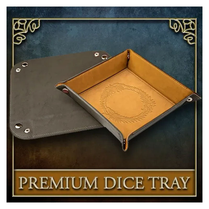 THE ELDER SCROLLS BONDED LEATHER CONTROL UR ROLL DICE TRAY