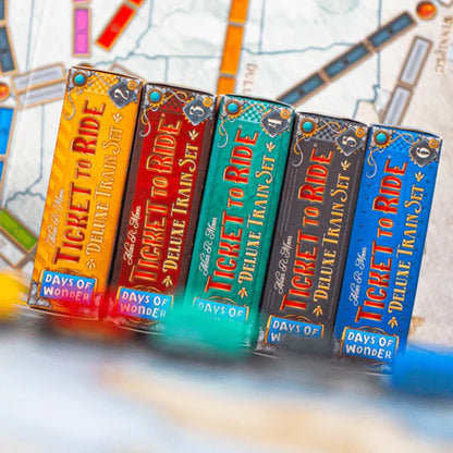 TICKET TO RIDE 20TH ANNIVERSARY DELUXE TRAINS 5 SETS PACK