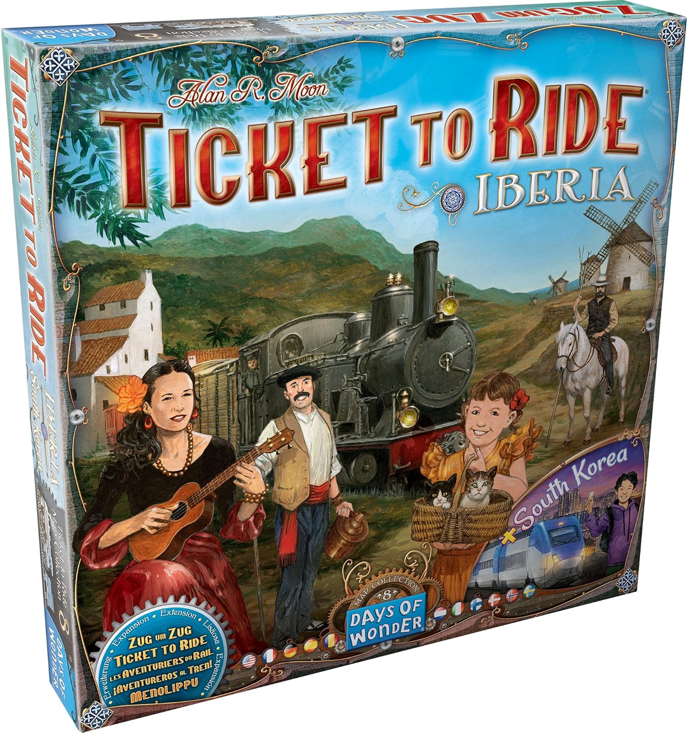 TICKET TO RIDE IBERIA AND SOUTH KOREA EXPANSION