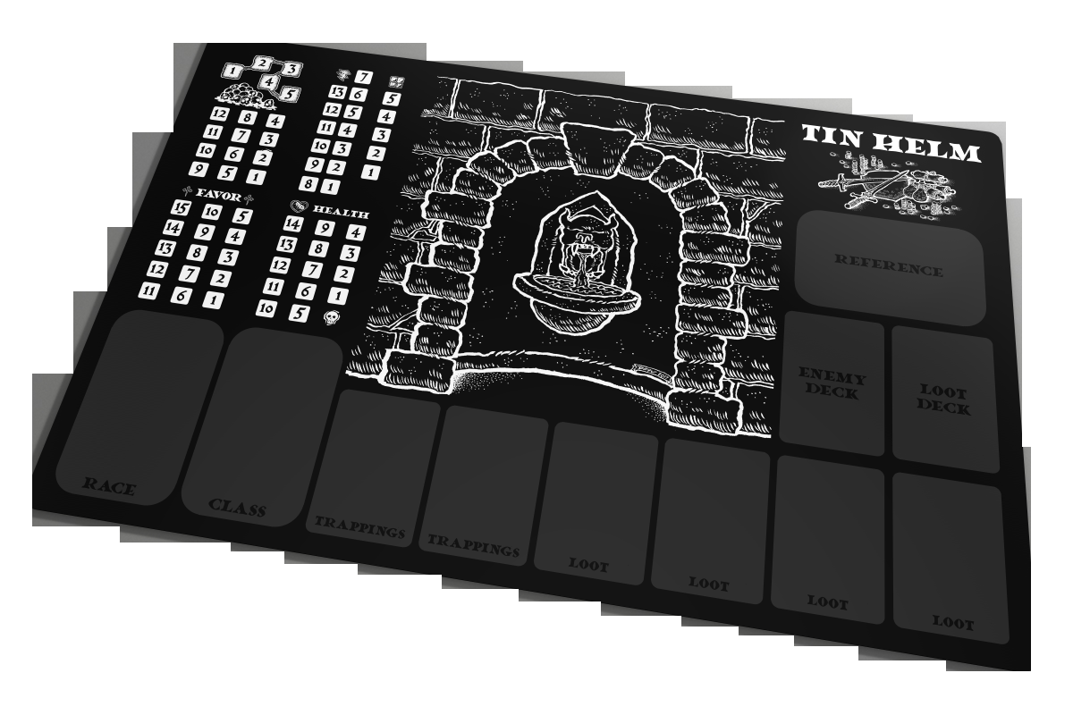 TIN HELM GAME MAT