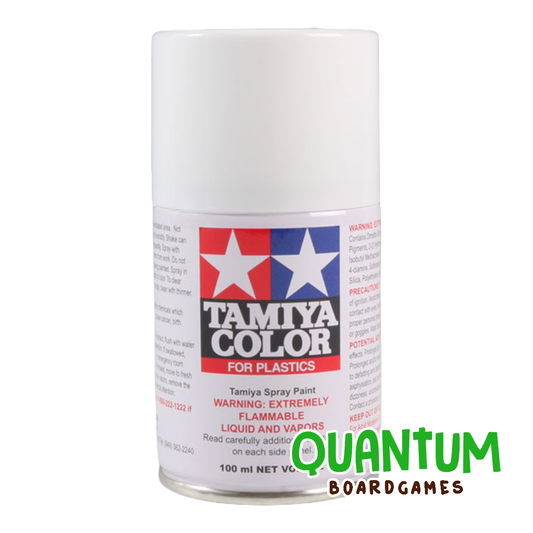 Pintura en spray Tamiya TS-101 Base White 100ml para modelismo y wargames