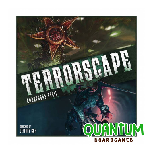 Terrorscape Amorphous Peril expansión juego de mesa inglés con nuevas mecánicas de horror