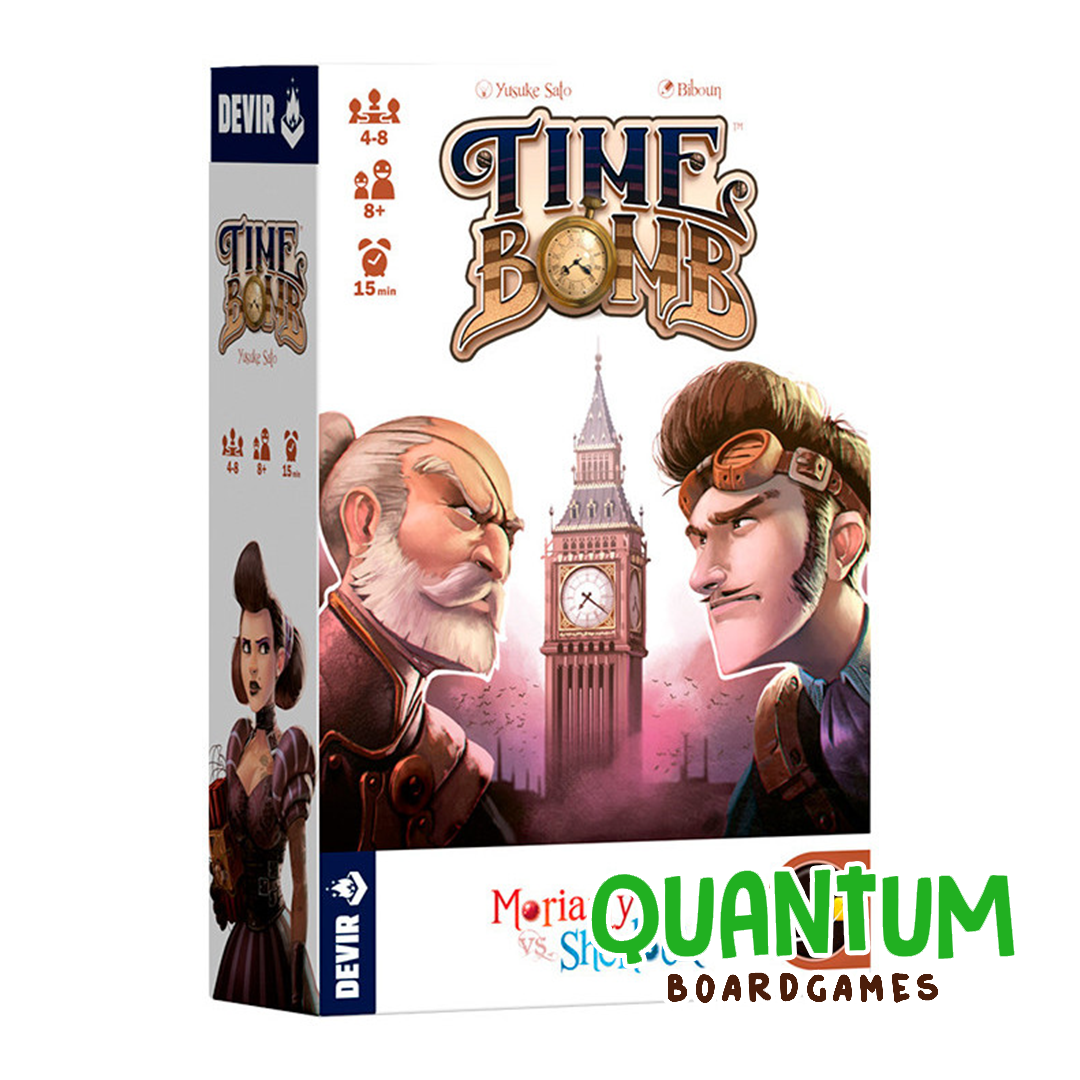 Time Bomb juego de mesa español deducción Sherlock Moriarty roles ocultos