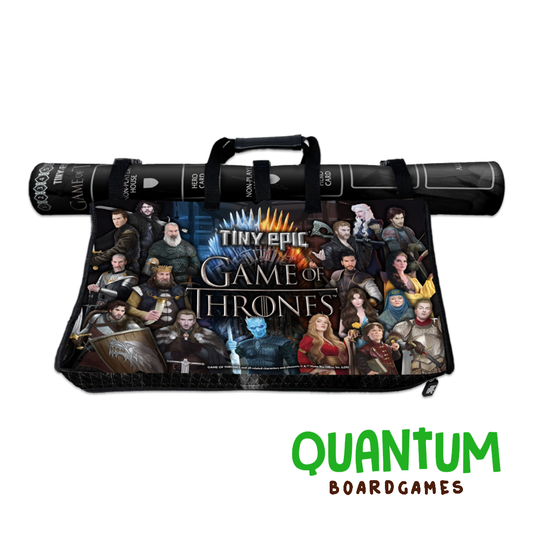 Bolsa de transporte Adventure Bag para Tiny Epic Game of Thrones, color negro con compartimentos acolchados