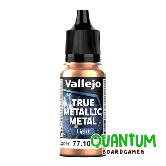 Pintura metálica Vallejo True Metallic 77.104 Light Ancient Copper 17ml para miniaturas