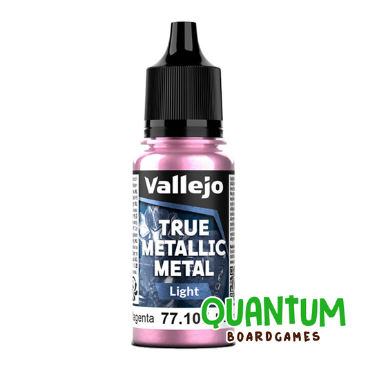 Pintura metálica Vallejo True Metallic 77.107 Light Crimson Magenta para modelismo