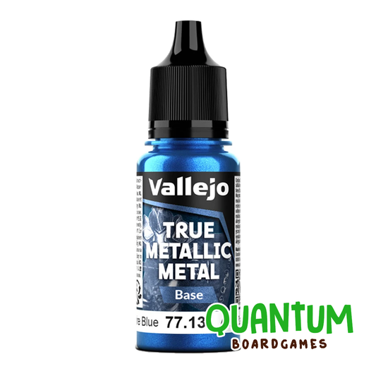 Pintura Vallejo True Metallic 77.131 Sapphire Blue metalizada para modelismo y wargames