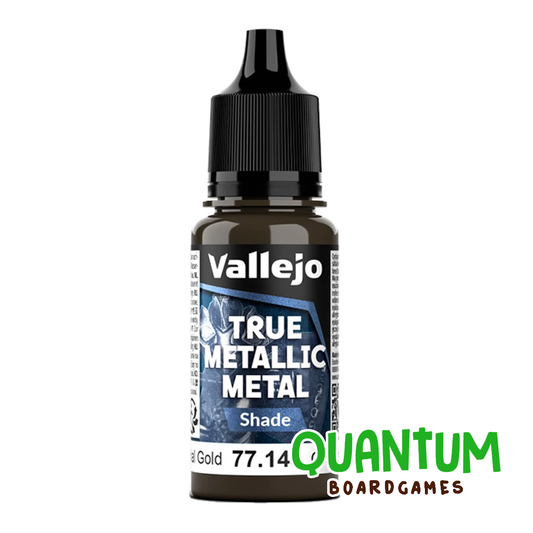 Pintura metálica Vallejo True Metallic Shade 77.143 Imperial Gold para miniaturas y modelismo