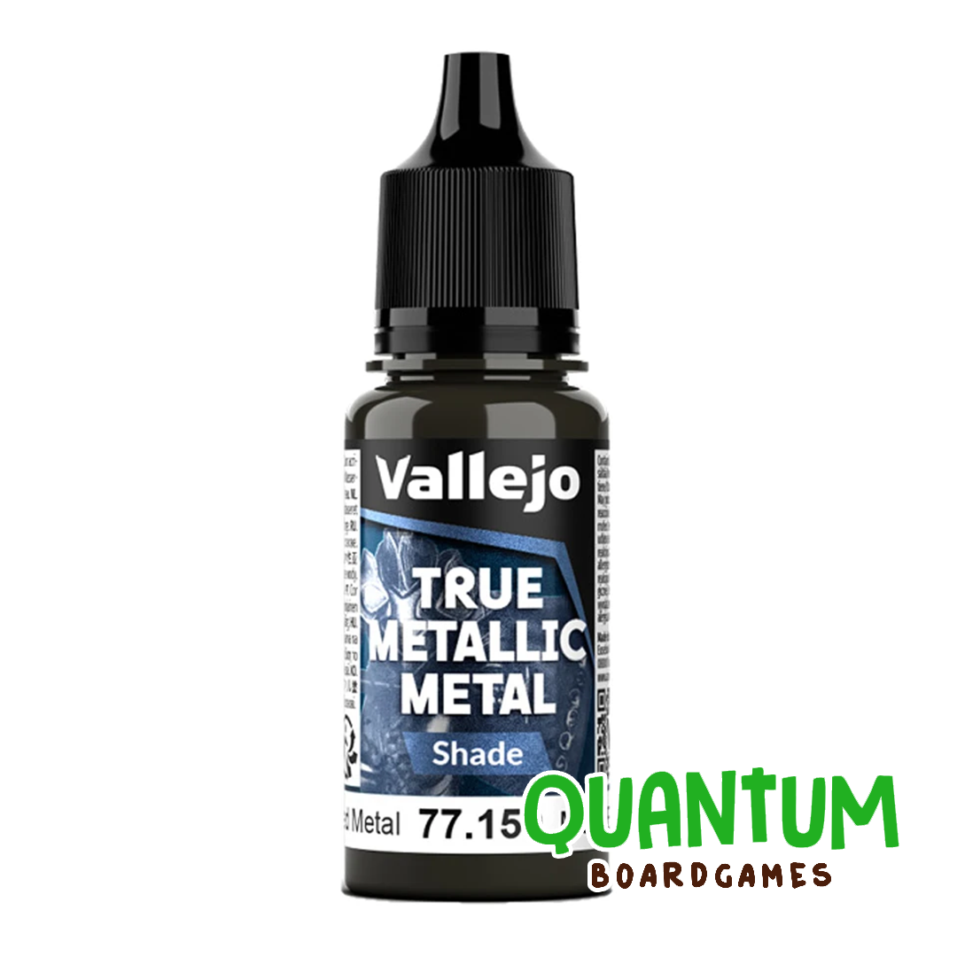 Pintura Vallejo True Metallic Metal 77.159 Aged Metal shade para miniaturas y modelismo