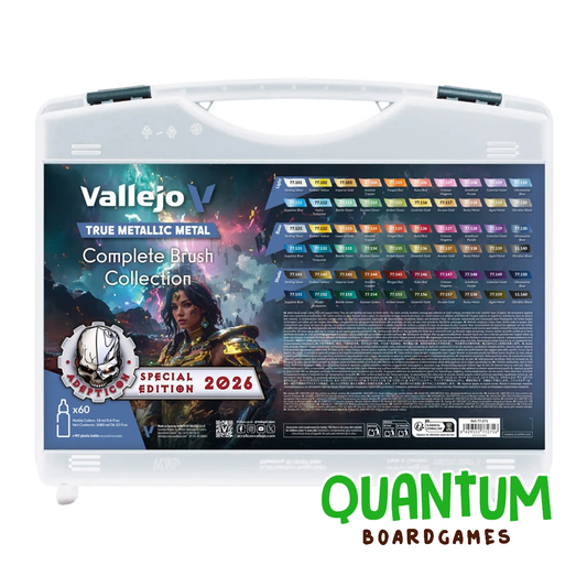 Set completo 60 pinturas metálicas Vallejo True Metallic para miniaturas y wargames