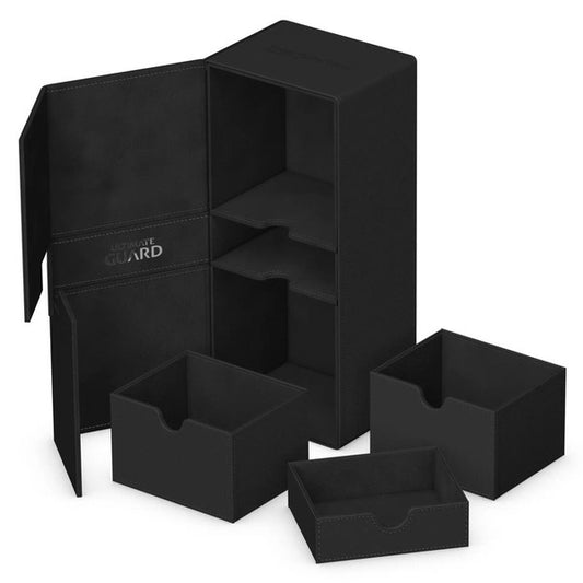 ULTIMAGE GUARD DECK BOX TWIN FLIP N TRAY 266+ BLACK