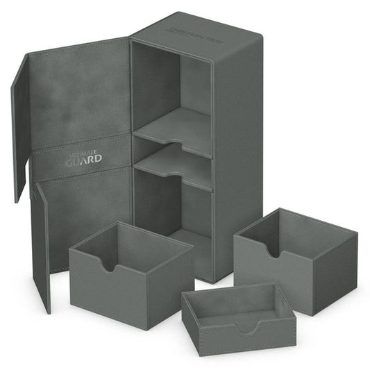 ULTIMAGE GUARD DECK BOX TWIN FLIP N TRAY 266+ GRAY