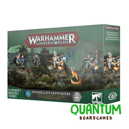 Thyrielles Zephyrites banda oficial Warhammer Underworlds Lumineth Realm Lords miniaturas