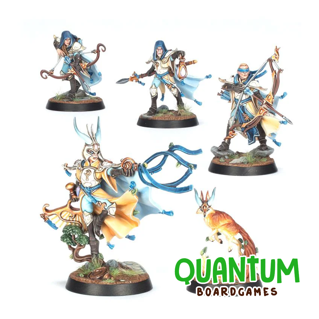 Thyrielles Zephyrites banda oficial Warhammer Underworlds Lumineth Realm Lords miniaturas