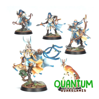Thyrielles Zephyrites banda oficial Warhammer Underworlds Lumineth Realm Lords miniaturas
