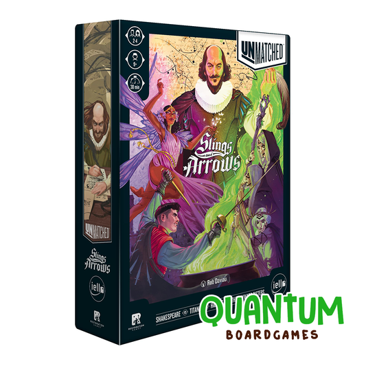 Unmatched Slings and Arrows juego de mesa táctico español con personajes únicos