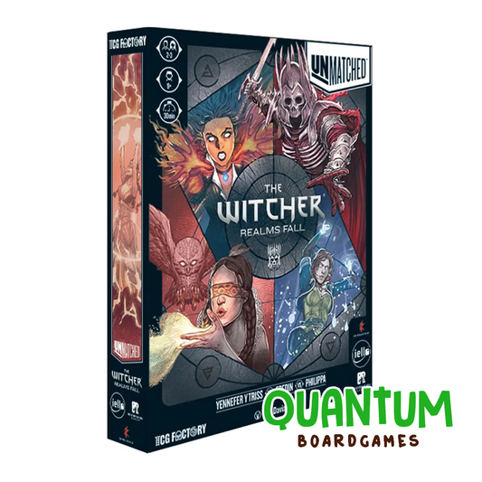 Unmatched The Witcher Realms Fall - Juego de mesa táctico en español con componentes de estrategia