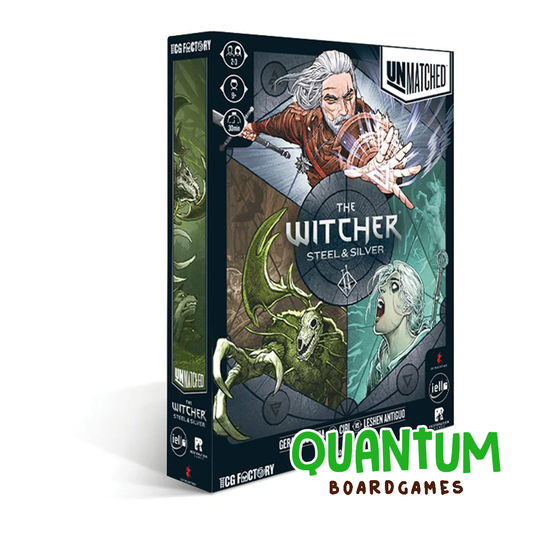 Unmatched The Witcher Steel and Silver juego de mesa estrategia español componentes