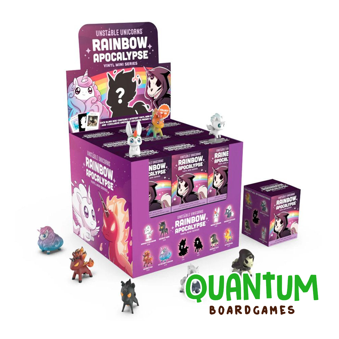 Unstable Unicorns: Rainbow Apocalypse Vinyl Minis Display – 18 Blind Boxes