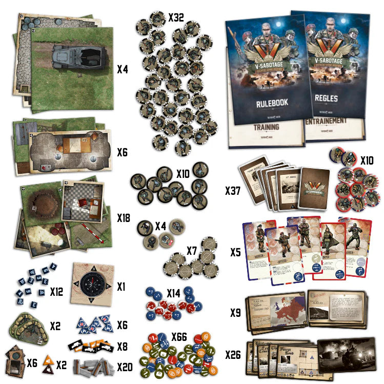 COMMANDOS  (V-SABOTAGE) (2 ITEMS)