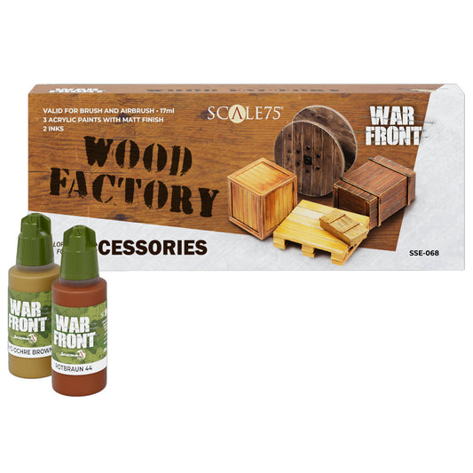 SCALE 75 WOOD FACTORY PAINT SET